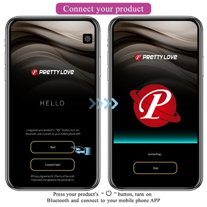 PRETTY LOVE - NYMPH VIBRATING EGG APP CONTROLLED LILA PRETTY LOVE BOTTOM