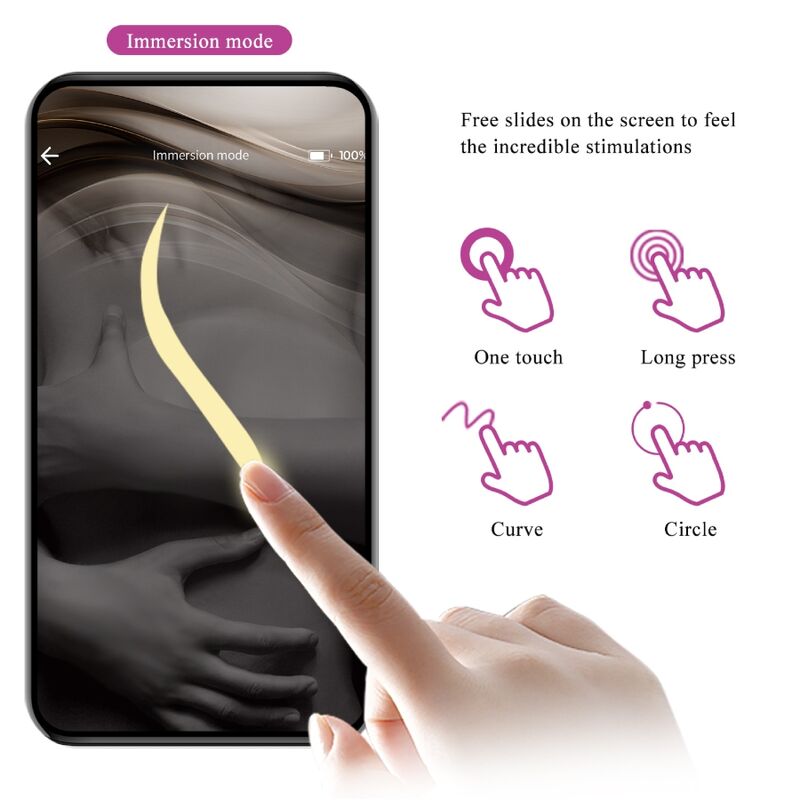 PRETTY LOVE - NYMPH VIBRATING EGG APP CONTROLLED LILA - ToysByMonk