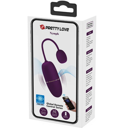 PRETTY LOVE - NYMPH VIBRATING EGG APP CONTROLLED LILA PRETTY LOVE BOTTOM