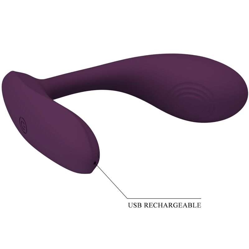 PRETTY LOVE - BAIRD G-SPOT 12 VIBRATIES OPLAADBARE LILA APP