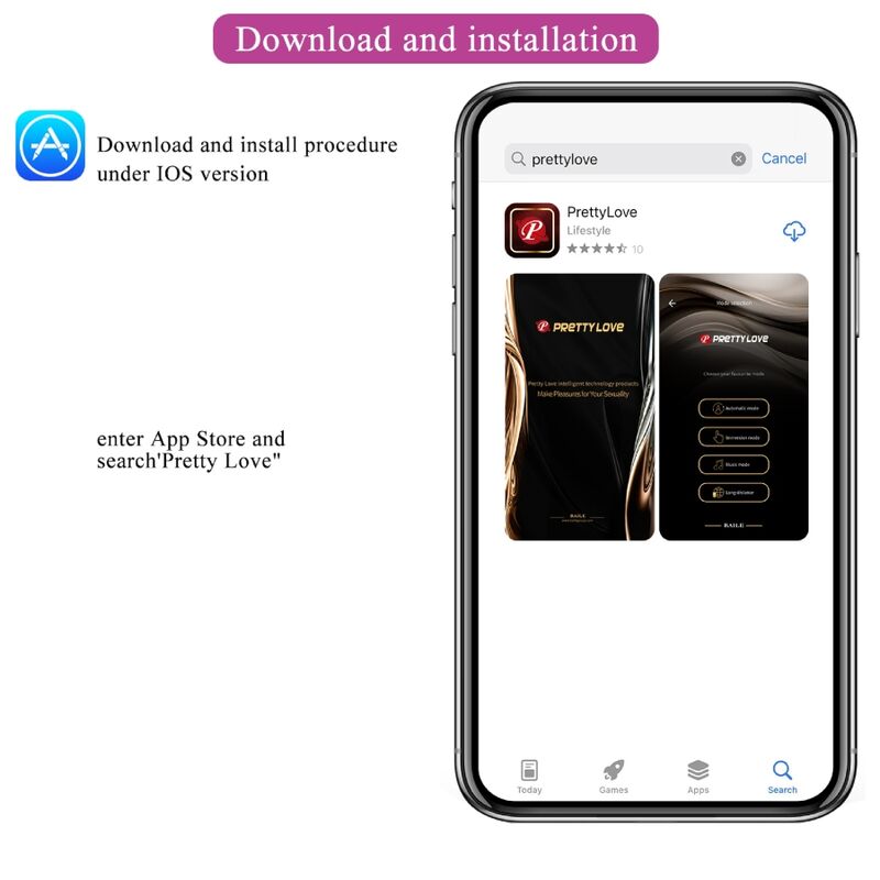 PRETTY LOVE - BAIRD G-SPOT 12 VIBRATIONS RECHARGEABLE LILA APP PRETTY LOVE FLIRTATION