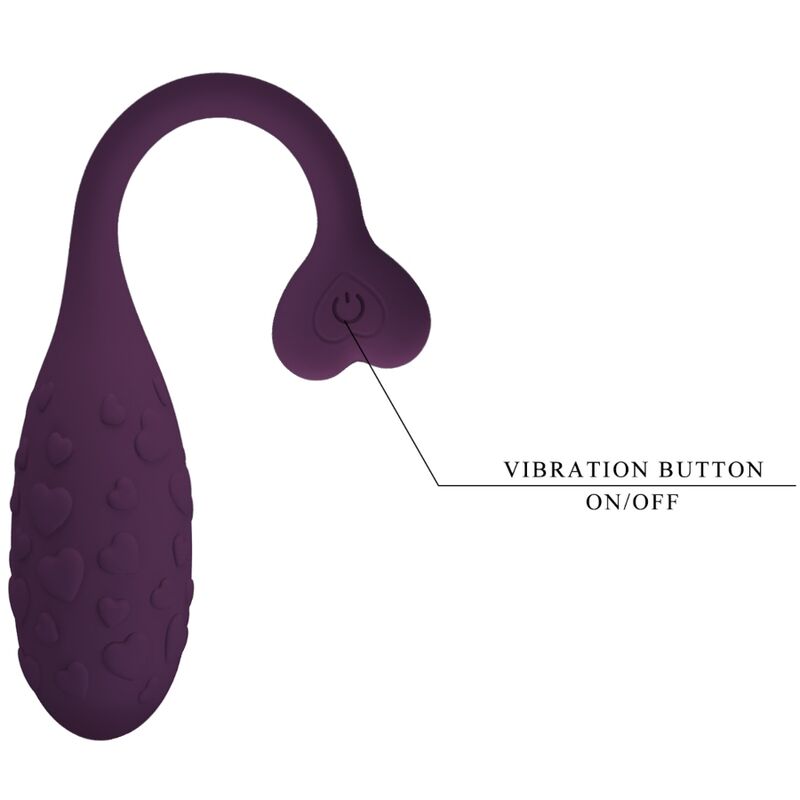 PRETTY LOVE - FISHERMAN APP CONTROLLED  VIBRATING EGG LILA PRETTY LOVE SMART