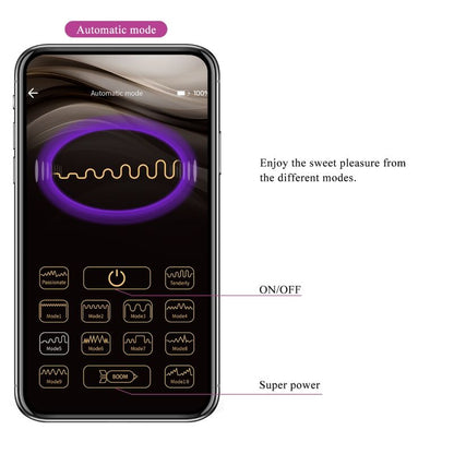 PRETTY LOVE - FISHERMAN APP CONTROLLED  VIBRATING EGG LILA PRETTY LOVE SMART