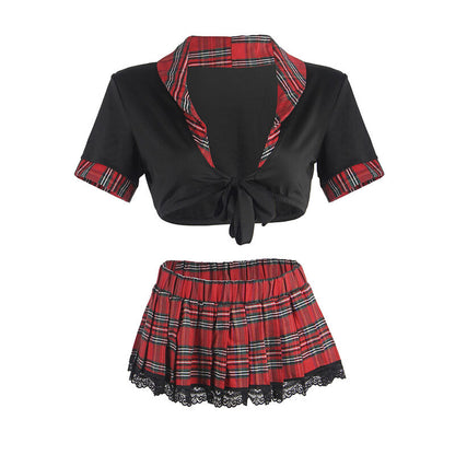 SUBBLIME - SEXY SCHOOLGIRL COSTUME WITH TOP S/M SUBBLIME COSTUMES