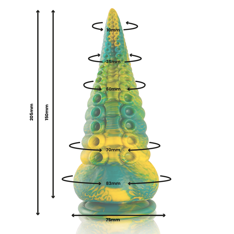 EPIC - CETUS GREEN TENTACLE DILDO LARGE SIZE EPIC
