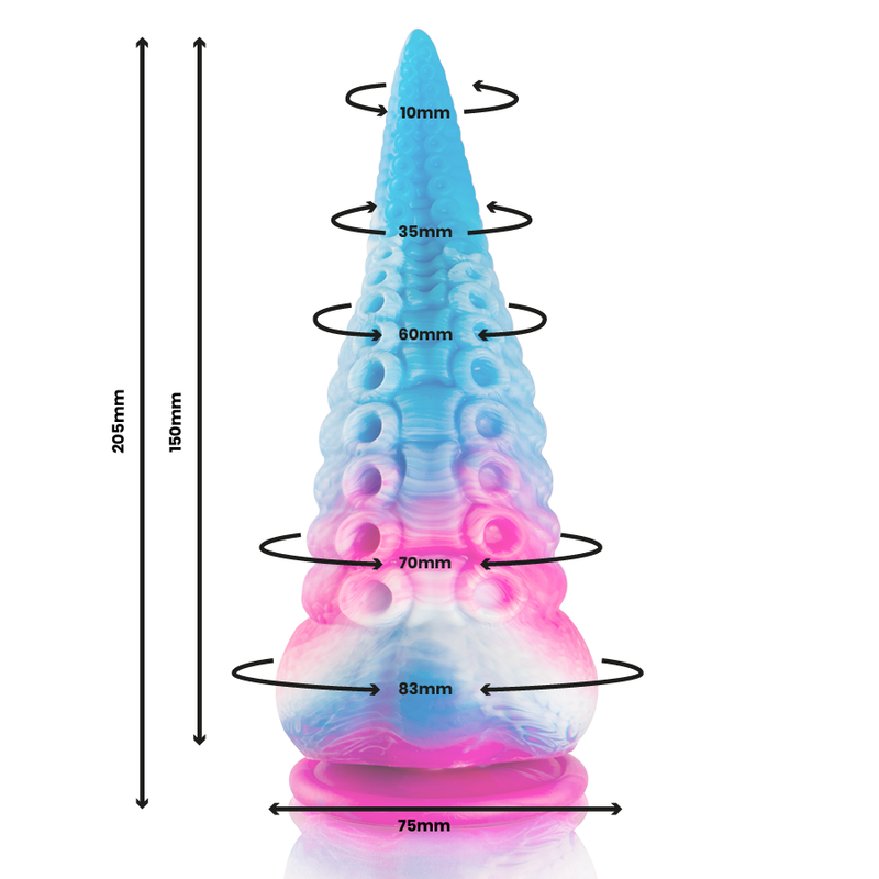 EPIC - PHORCYS BLUE TENTACLE DILDO BIG SIZE EPIC