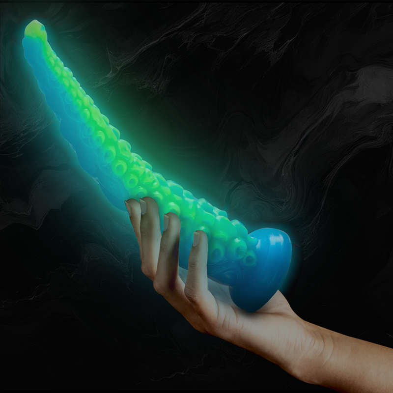 EPIC - SCYLLA FLUORESCENT THIN TENTACLE DILDO LARGE SIZE - ToysByMonk