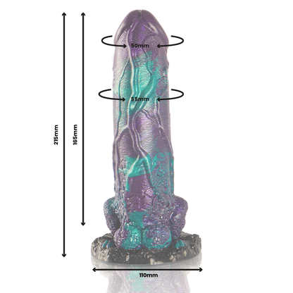 EPIC - BASILISK DILDO DOUBLE SCALY PLEASURE BIG SIZE - ToysByMonk