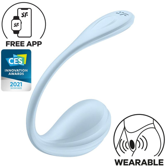 SATISFYER - SMOOTH PETAL G-POINT STIMULATOR SKY BLUE FREE APP SATISFYER PARTNER