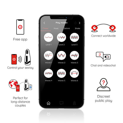 ONINDER - SEOUL RECHARGEABLE MALE MASTURBATOR 10 SPEED - FREE APP ONINDER