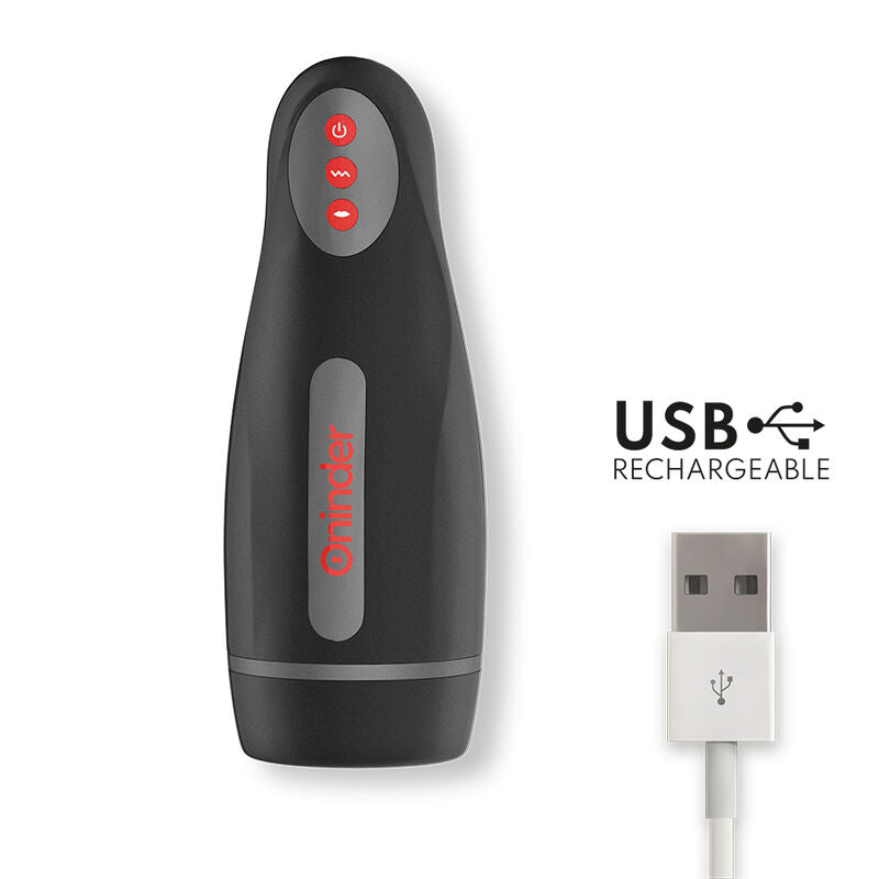 ONINDER - SEOUL RECHARGEABLE MALE MASTURBATOR 10 SPEED - FREE APP ONINDER