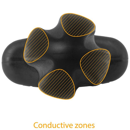 ELECTRASTIM - TARTARUS ANAL PLUG QUADRIPOLAR SILICONE BLACK ELECTRASTIM