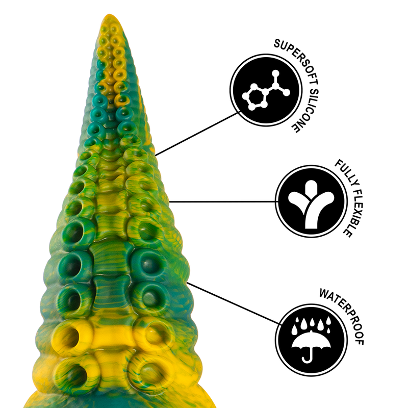 EPIC - CETUS GREEN TENTACLE DILDO SMALL SIZE EPIC