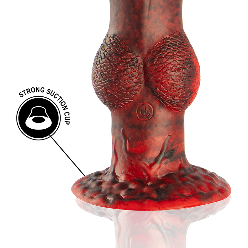EPIC - PROMETHEUS DILDO TITAN IN FLAMES RECHARGEABLE REMOTE CONTROL - ToysByMonk