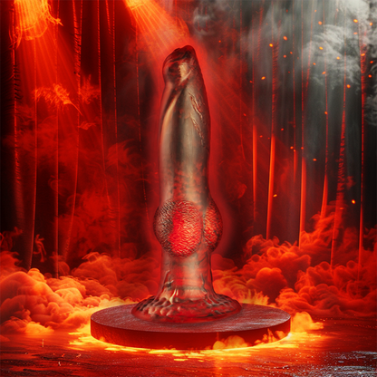 EPIC - PROMETHEUS DILDO TITAN IN FLAMES RECHARGEABLE REMOTE CONTROL - ToysByMonk