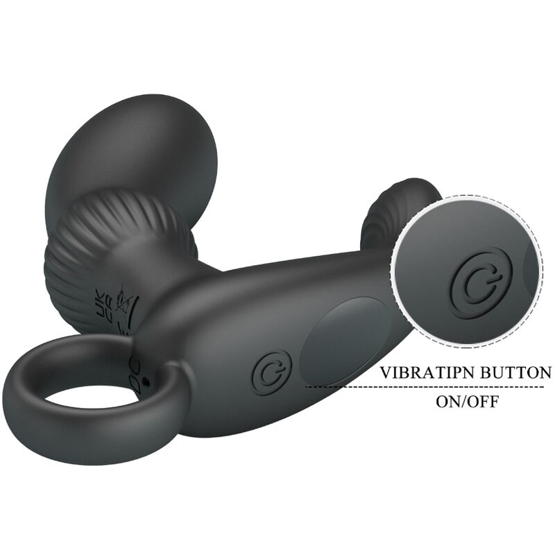 PRETTY LOVE - CAYLA ANAL VIBRATOR MASSAGER BLACK PRETTY LOVE