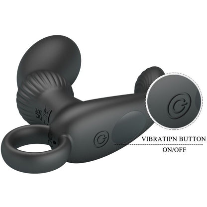 PRETTY LOVE - CAYLA ANAL VIBRATOR MASSAGER BLACK PRETTY LOVE