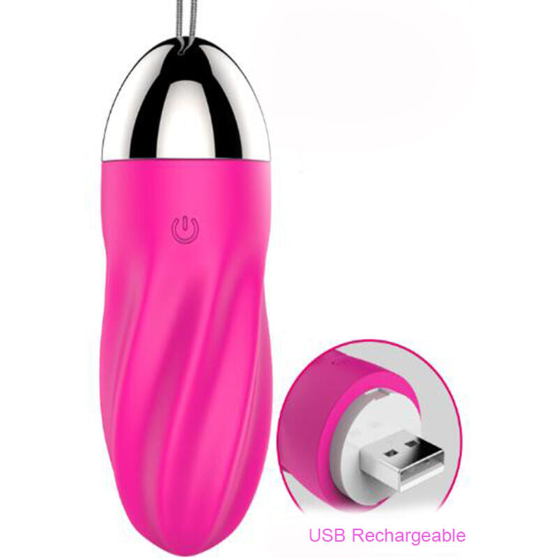 ARMONY - SWEETY SPIRAL VIBRATING EGG REMOTE CONTROL PINK - ToysByMonk