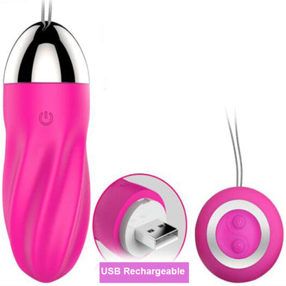 ARMONY - SWEETY SPIRAL VIBRATING EGG REMOTE CONTROL PINK - ToysByMonk