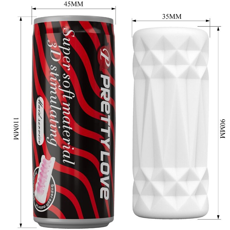 PRETTY LOVE - 3D STIMULATOR CAN MODEL 1 PRETTY LOVE MALE