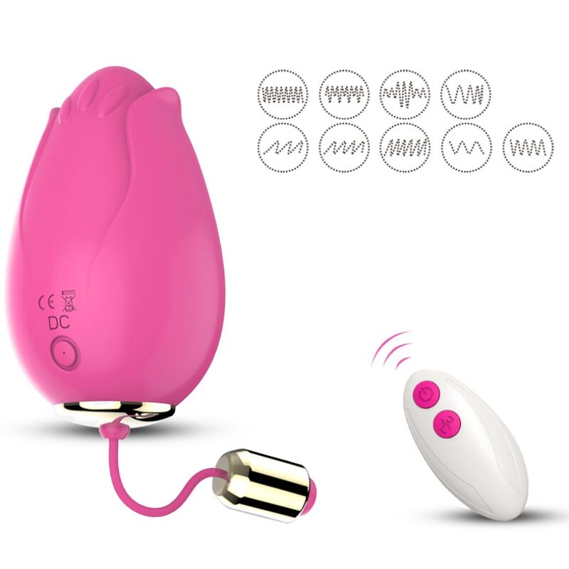 ARMONY - MANDALA EGG VIBRATOR G-SPOT REMOTE CONTROL FUCHSIA - ToysByMonk