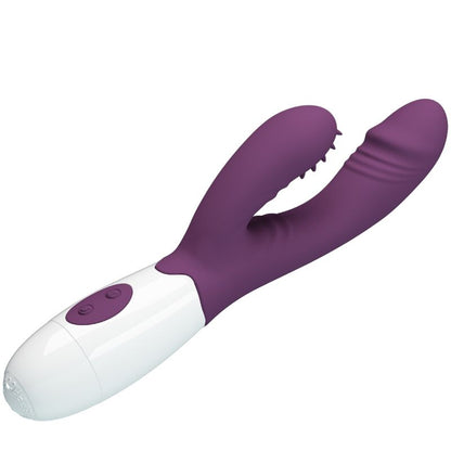 PRETTY LOVE - BUTTERFLY KISS RABBIT VIBRATOR & G-SPOT STIMULATOR PURPLE - ToysByMonk