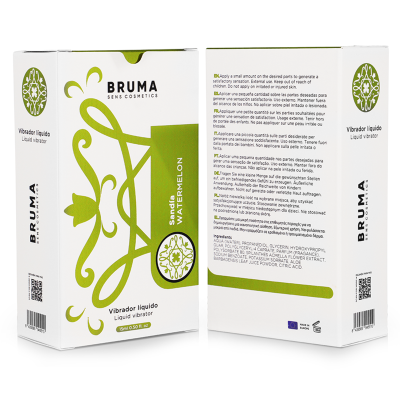 BRUMA - LIQUID VIBRATOR ULTRA SLIDING WATERMELON 15 ML - ToysByMonk