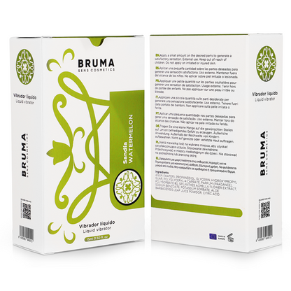 BRUMA - LIQUID VIBRATOR ULTRA SLIDING WATERMELON 15 ML - ToysByMonk