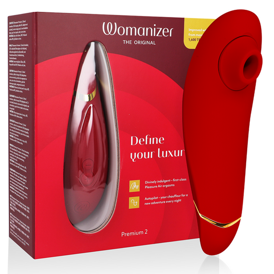 WOMANIZER - PREMIUM 2 CLITORAL STIMULATOR BORDEAUX - ToysByMonk