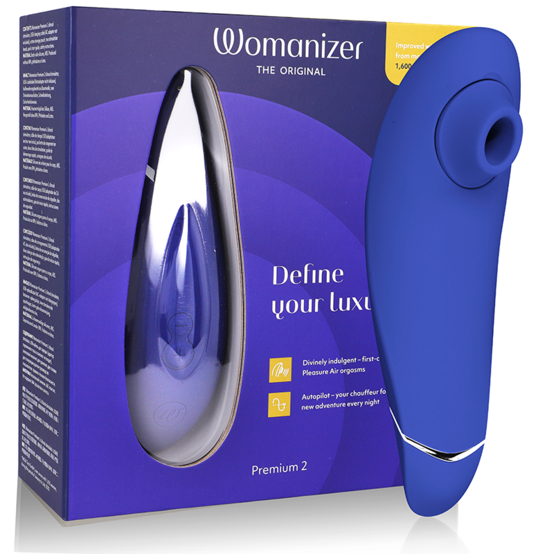 WOMANIZER - PREMIUM 2 CLITORAL STIMULATOR BLUEBERRY - ToysByMonk