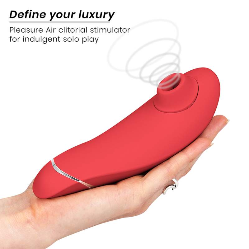 WOMANIZER - PREMIUM 2 CLITORAL STIMULATOR RASPBERRY - ToysByMonk