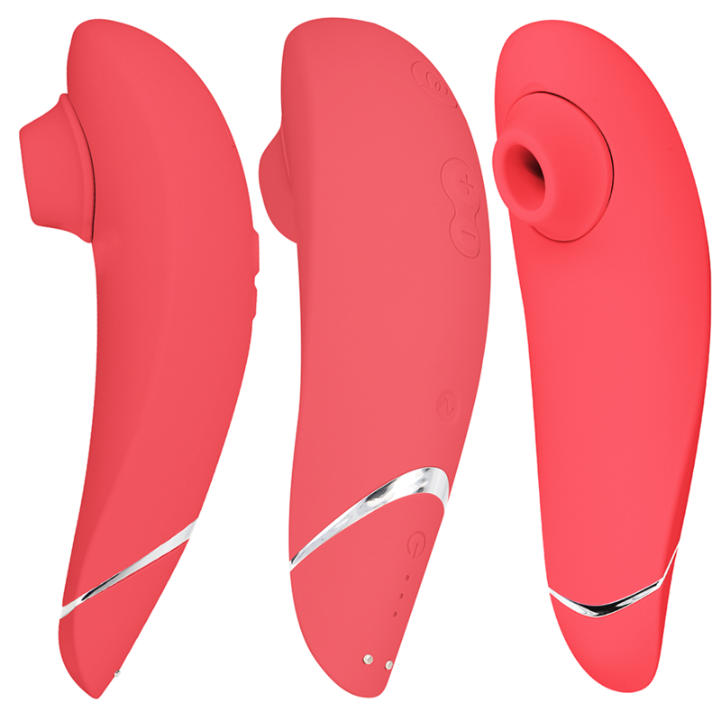 WOMANIZER - PREMIUM 2 CLITORAL STIMULATOR RASPBERRY - ToysByMonk