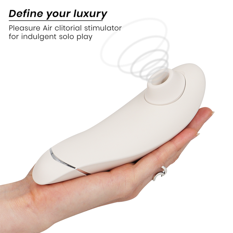 WOMANIZER - PREMIUM 2 CLITORAL STIMULATOR WARM GRAY - ToysByMonk