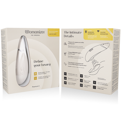 WOMANIZER - PREMIUM 2 CLITORAL STIMULATOR WARM GRAY - ToysByMonk