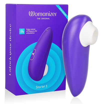 WOMANIZER - STARLET 3 CLITORAL STIMULATOR INDIGO WOMANIZER