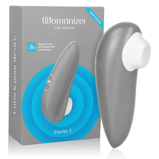 WOMANIZER - STARLET 3 CLITORAL STIMULATOR GRAY - ToysByMonk