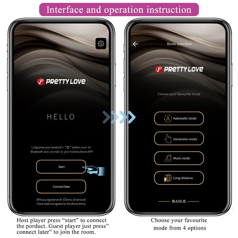 PRETTY LOVE - HECTOR ELECTROSHOCK VIBRATOR GRATIS APP VIOLET