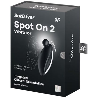 SATISFYER - SPOT ON 2 LAY-ON VIBRATOR BLACK - ToysByMonk