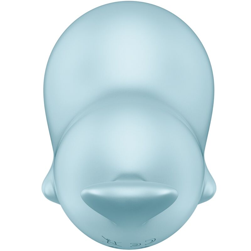 SATISFYER - SASSY SEAL STIMULATOR & VIBRATOR BLUE - ToysByMonk