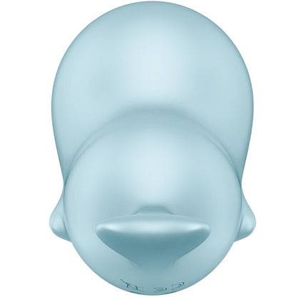SATISFYER - SASSY SEAL STIMULATOR & VIBRATOR BLUE - ToysByMonk