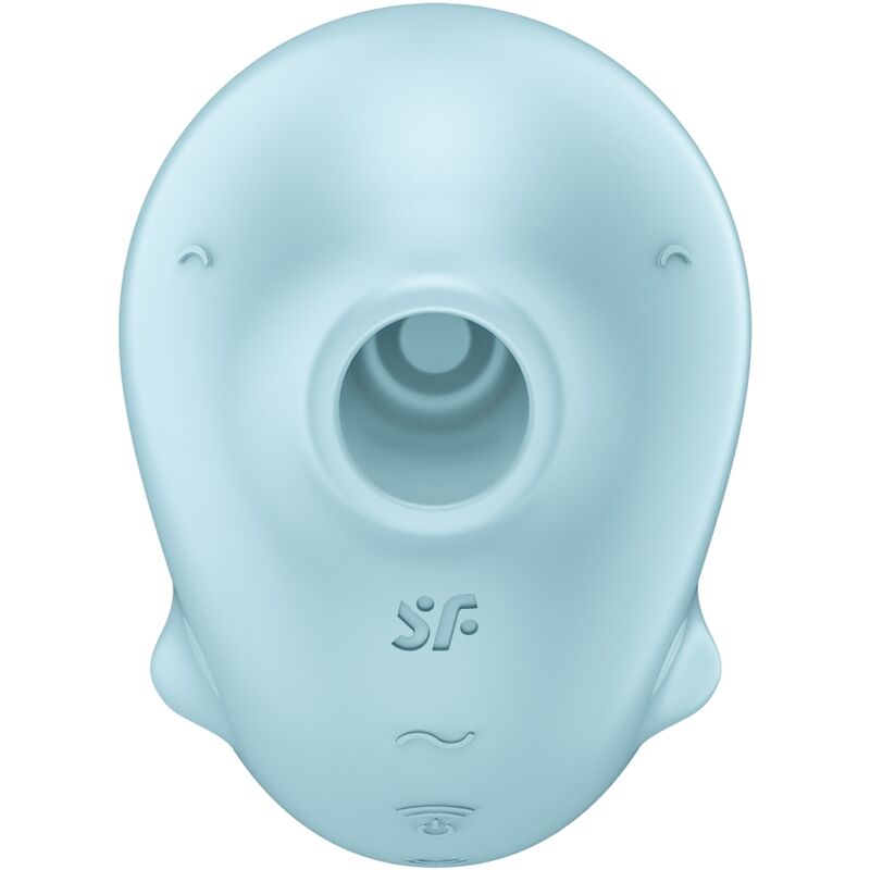 SATISFYER - SASSY SEAL STIMULATOR & VIBRATOR BLUE - ToysByMonk