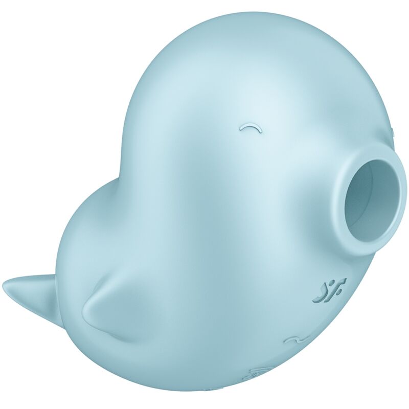 SATISFYER - SASSY SEAL STIMULATOR & VIBRATOR BLUE - ToysByMonk