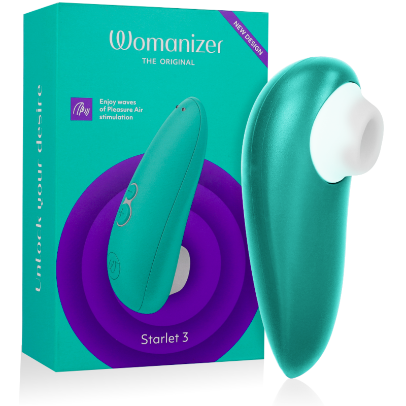 WOMANIZER - STARLET 3 CLITORAL STIMULATOR TURQUOISE WOMANIZER