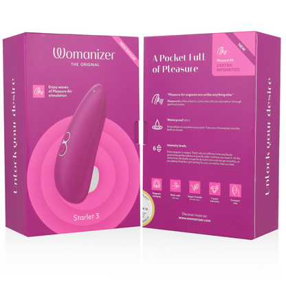WOMANIZER - STARLET 3 CLITORAL STIMULATOR VIOLET WOMANIZER