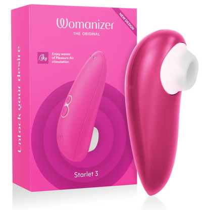 WOMANIZER - STARLET 3 CLITORAL STIMULATOR PINK - ToysByMonk