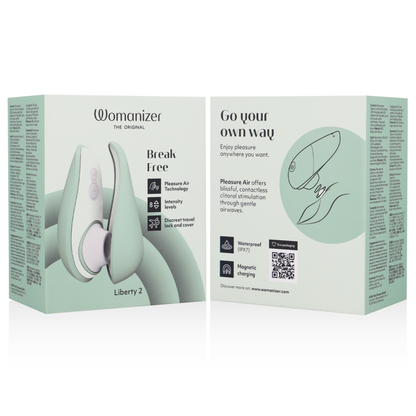 WOMANIZER - LIBERTY 2 CLITORIS STIMULATOR & SUCKER - ToysByMonk