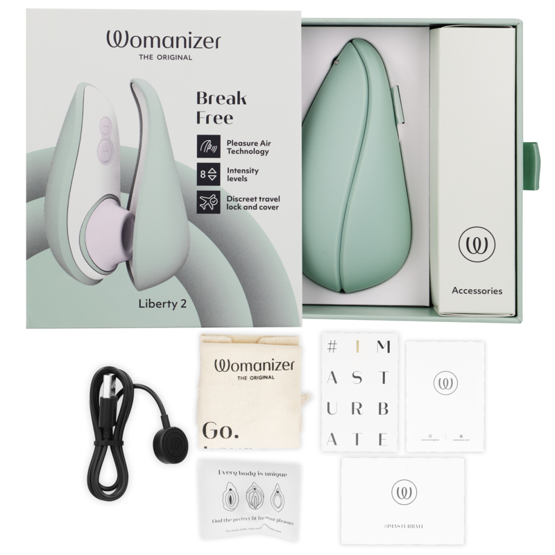 WOMANIZER - LIBERTY 2 CLITORIS STIMULATOR & SUCKER - ToysByMonk