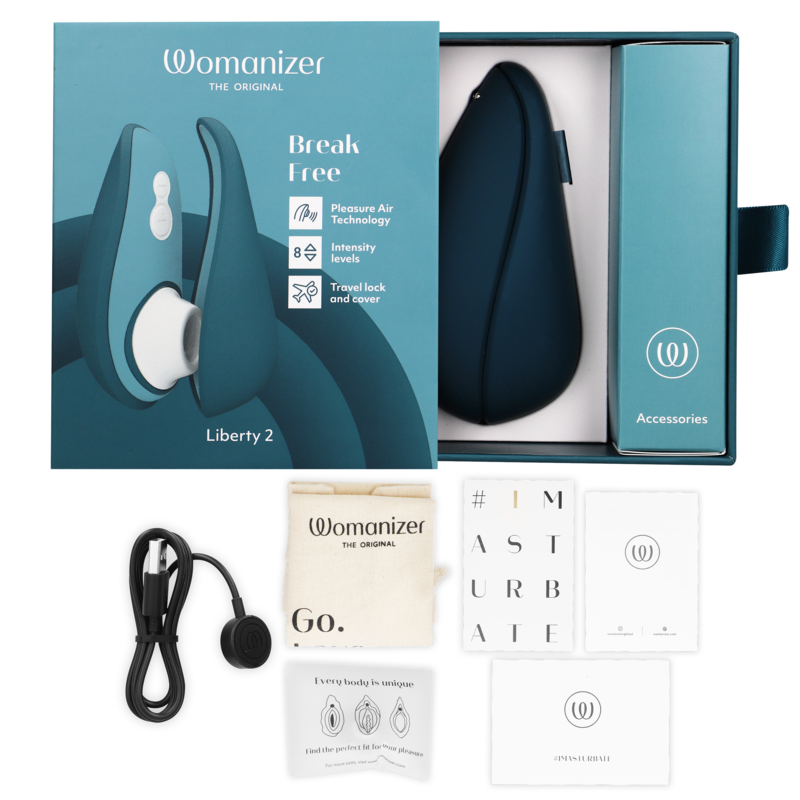 WOMANIZER - LIBERTY 2 CLITORIS STIMULATOR & SUCKER - ToysByMonk