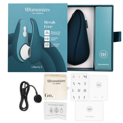 WOMANIZER - LIBERTY 2 CLITORIS STIMULATOR & SUCKER - ToysByMonk