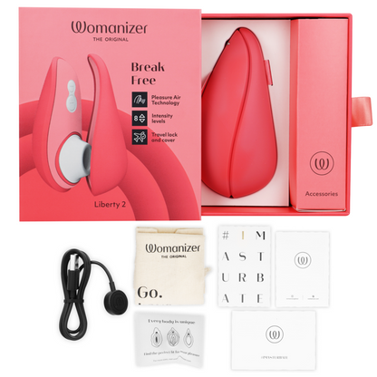 WOMANIZER - LIBERTY 2 CLITORIS STIMULATOR & SUCKER - ToysByMonk